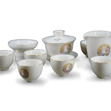 Ceramic set "Garden Rabbit". Price: ₽16,100 rub.