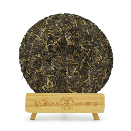 Pressed Raw Pu-erh Tea - Шэн пуэр 2021 г. "Лаобаньчжан" завода "Чжоуши" 357 г, 