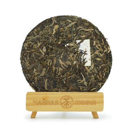 Pressed Raw Pu-erh Tea - Шэн пуэр 2021 г. "Лаобаньчжан" завода "Чжоуши" 357 г, 