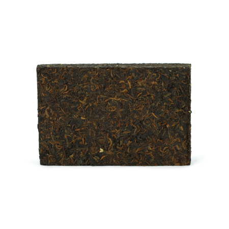 Pressed Rip Pu-erh Tea - Shu Pu'er 2020 "Offering to the Leader with the Aroma of Sticky Rice" from the Chashuwan Factory, 250g brick, 