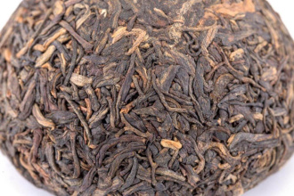 Pressed Raw Pu-erh Tea - Sheng puer 2006 "Harmony" brand "Pine and Crane" factory "Xiaguan" nest 125 g, 