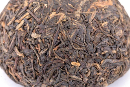 Pressed Raw Pu-erh Tea - Sheng puer 2006 "Harmony" brand "Pine and Crane" factory "Xiaguan" nest 125 g, 