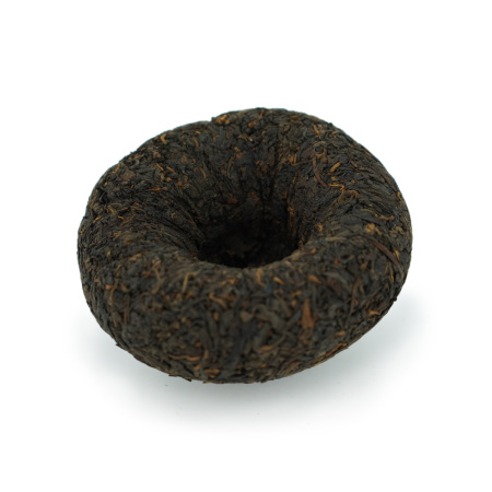 Pressed Rip Pu-erh Tea - Shu Pu'er 2007 "Xia Guan's Nest" of the "Pine and Crane" brand from the "Xia Guan" factory, nest 250 g, 