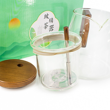 Teapot with a drain system and a glass flask, 650 ml. Price: ₽4,610 rub.