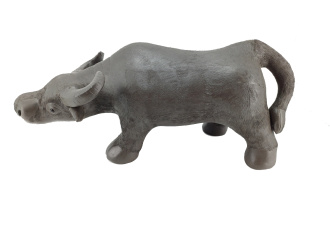 Уценённая глиняная чайная игрушка "Покорный бычок". Price: ₽10,660 rub.