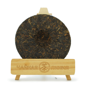 Pressed Rip Pu-erh Tea - Shu Pu-erh 2023 "Luck" from the Tea Line brand, 200 g, 