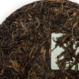 Pressed Raw Pu-erh Tea - Шэн пуэр 2015 г. «Дахусай» марки «Кайшуньхао» 357 г, 