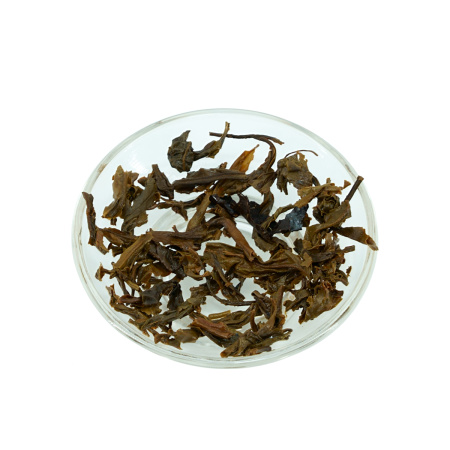 Pressed Raw Pu-erh Tea - Шэн пуэр 2009 г. "ИУ Чжэн Шань" завода "Шесть великих чайных гор" 357 г, 