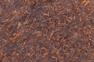Pressed Rip Pu-erh Tea - Shu Puer 2019 "Golden Buds of Banzhang" from the Chashuwan plant 357 g, 