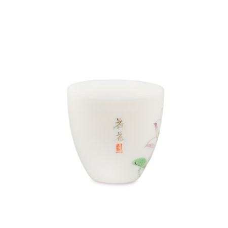 Пиала керамическая ручной росписи "Цветок лотоса", 65 мл. | 茶杯. Price: ₽3,240 rub.