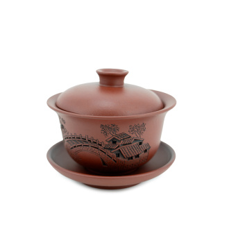 Ceramic Gaiwan from Yixing, Jiangsu "Bridges". Price: ₽8,800 rub.