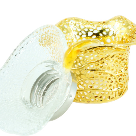 Ситечко с подставкой "Золотой лист". Price: ₽3,860 rub.