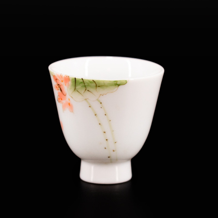 Hand-painted ceramic bowl "Lonely Nymph", 50 ml. | 茶杯. Price: ₽1,220 rub.