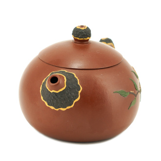 Глиняный чайник "Веточка с ягодами", 250 мл.. Price: ₽7,440 rub.