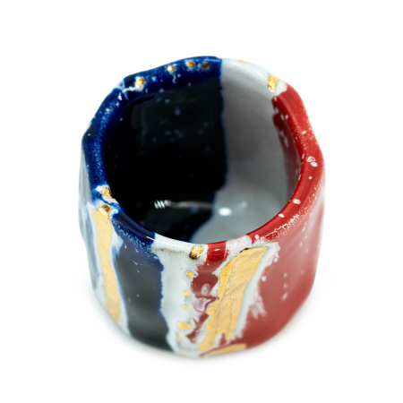 Sino ceramic bowl "Another Dimension" by master Huang Ronghua, 60 ml | 茶杯. Price: ₽20,470 rub.