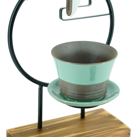 Декоративная настольная подставка "Монах с цикадой". Price: ₽7,270 rub.