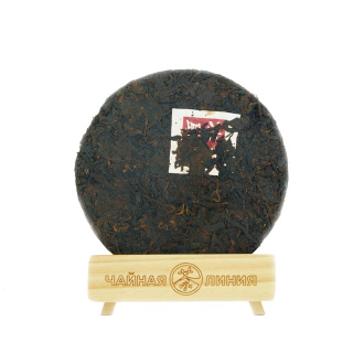 Pressed Rip Pu-erh Tea - Shu Pu'er 2009 "Bingdao gu shu" raw materials "Daxueshan", 357 g, 
