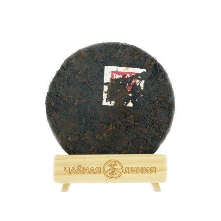 Pressed Rip Pu-erh Tea - Shu Pu'er 2009 "Bingdao gu shu" raw materials "Daxueshan", 357 g, 