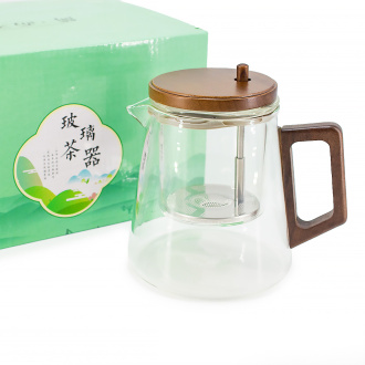 Teapot with a drain system and a glass flask, 650 ml. Price: ₽4,610 rub.