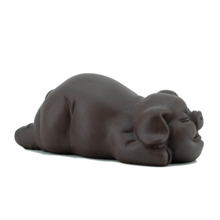 Clay tea toy "Dark Pig". Price: ₽2,880 rub.