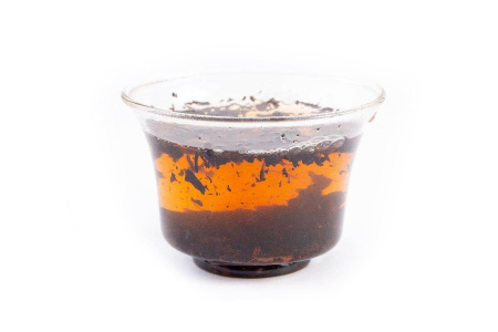 Pressed Rip Pu-erh Tea - Шу пуэр 2018 г. Мусульманин чайного дома Динсин 357 г, 