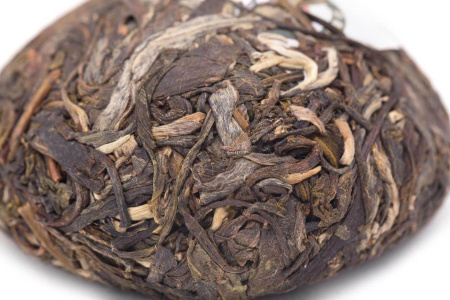 Pressed Raw Pu-erh Tea - Sheng Puer 2020 nest from Chashuwan plant 100 g, 