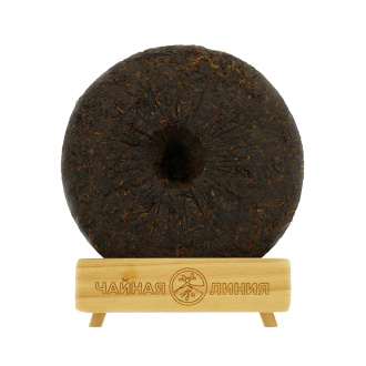 Pressed Rip Pu-erh Tea - Шу пуэр 2019 г. "Буланшань" завода "Юньфусян" 357 г, 