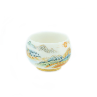 Porcelain bowl "Fog at sunset", 160 ml | 茶杯. Price: ₽10,640 rub.