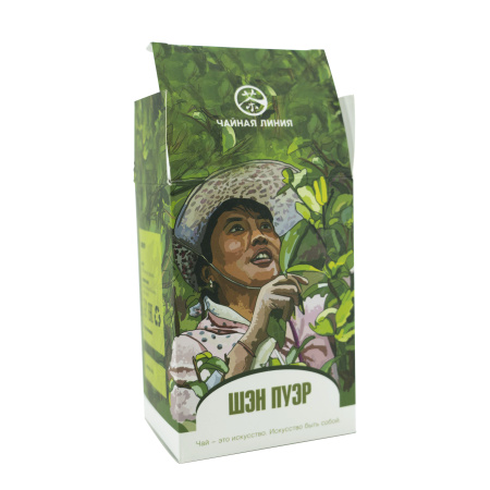 Chaline Pu-erh Tea - Sheng pu-erh tea from the Tea Line brand, 50 g, 