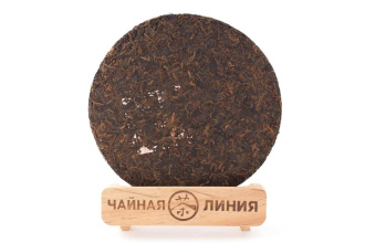 Pressed Rip Pu-erh Tea - Shu puer 2014 brand "Pagoda" factory "Liming" 357 g, 