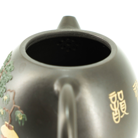 Clay teapot "Noble plants", 200 ml.. Price: ₽8,100 rub.