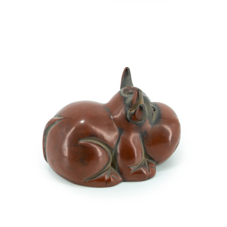 Глияная чайная игрушка из Цзяньшуй, Юньнань "Коровка". Price: ₽5,660 rub.