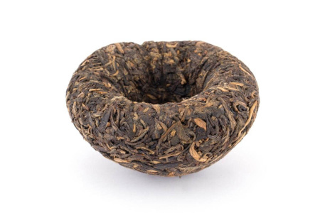 Pressed Raw Pu-erh Tea - Sheng pu-erh 2010 "Lux" brand "Pine and Crane" from the "Xiaguan" plant, nest 100 g, 