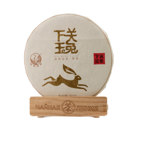 Buy, white tea Юэгуан бай гу шу 2023 г. (Белый пуэр с многовековых деревьев) завода "Сягуань" блин 260 г