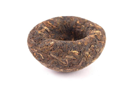 Pressed Raw Pu-erh Tea - Шэн пуэр 2013 г. гнездо завода «Чашуван» 100 г, 