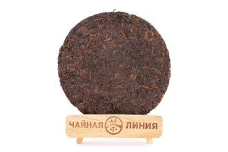 Pressed Rip Pu-erh Tea - Shu puer 2019 “Bulan gong bin” from Chashuwan plant 357 g, 