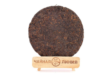 Pressed Rip Pu-erh Tea - Shu puer 2019 “Bulan gong bin” from Chashuwan plant 357 g, 