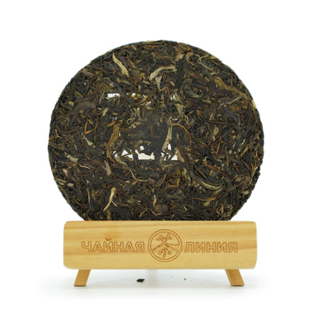 Pressed Raw Pu-erh Tea - Шэн пуэр 2019 г. "Большая снежная гора" завода "Чжоуши" 357 г, 