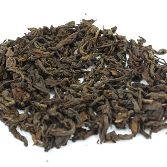 Loose Leaf Pu-erh Tea - Shu Pu'er 2021 "Menghai Da Ye" (large-leaf pu'er from Menghai), 