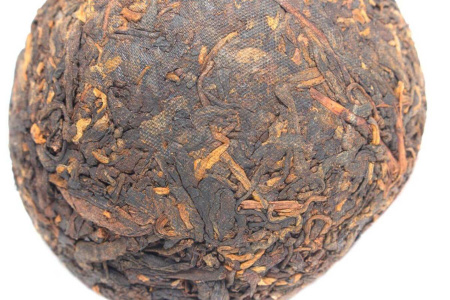 Pressed Rip Pu-erh Tea - Shu Pu'er 2021 from the Qicai Fenghuang plant, nest 100 g, 