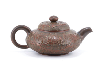 Qinzhou, Guangxi, Purple Lotus Clay Teapot, 170ml. Price: ₽20,580 rub.