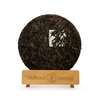 Pressed Raw Pu-erh Tea - Шэн пуэр 2015 г. «Дахусай» марки «Кайшуньхао» 357 г, 