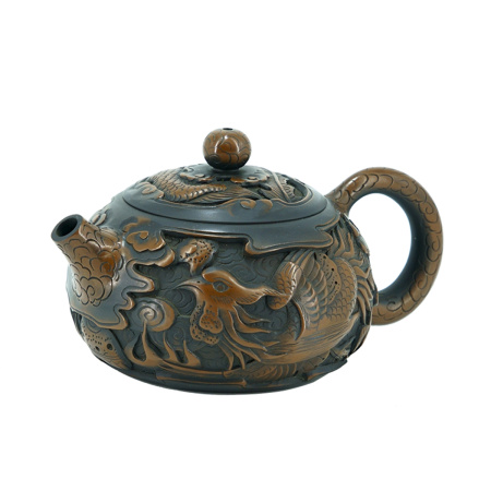 Jianshui Yunnan Dragon and Phoenix Clay Teapot, 250ml. Price: ₽53,240 rub.