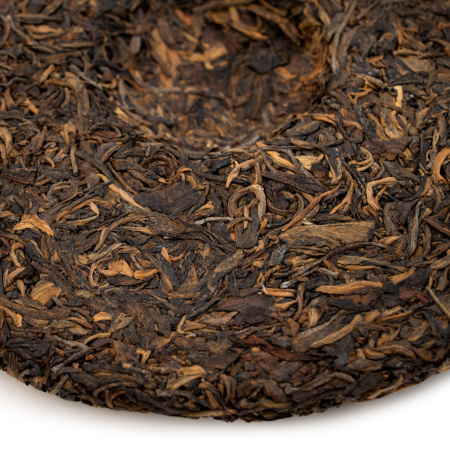 Pressed Raw Pu-erh Tea - 2003 Sheng Pu'er "Green Mark" CNNP raw materials from the Yiwu mountains, 357 g, 