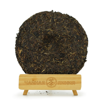 Pressed Raw Pu-erh Tea - Шэн пуэр 2012 г. "Чистое сырьё из ИУ" завода "Чашуван" 357 г, 