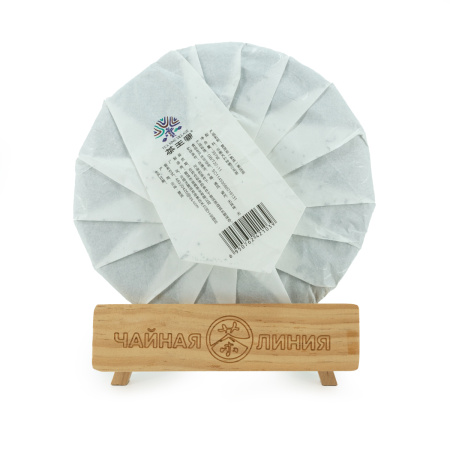 Pressed Rip Pu-erh Tea - Shu Pu'er 2018 "Manzhuan" brand "Chawanzhai" factory "Jindian", 357 g., 