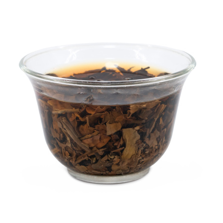 Buy, white tea Юэгуан бай гу шу 2023 г. (Белый пуэр с многовековых деревьев) завода "Сягуань" блин 260 г