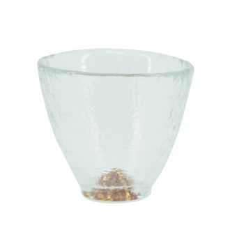 Glass bowl with gold foil "Golden Mountains" 50 ml | 茶杯. Price: ₽1,950 rub.