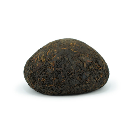 Pressed Rip Pu-erh Tea - Shu Pu'er 2007 "Xia Guan's Nest" of the "Pine and Crane" brand from the "Xia Guan" factory, nest 250 g, 
