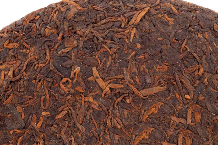 Pressed Rip Pu-erh Tea - Шу пуэр 2005 г. "Высший сорт" завода "Тяньдижэнь" 357 г., 